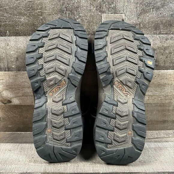 Teva Men’s Size 14 Hiking Sport Sandals Brown Adjustable Hook and Loop Leather main image 5